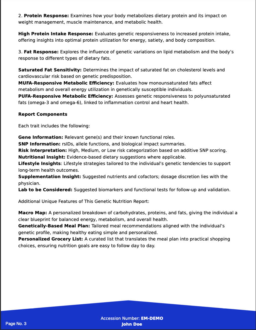 Altera Metabolic & Nutritional Insights Panel