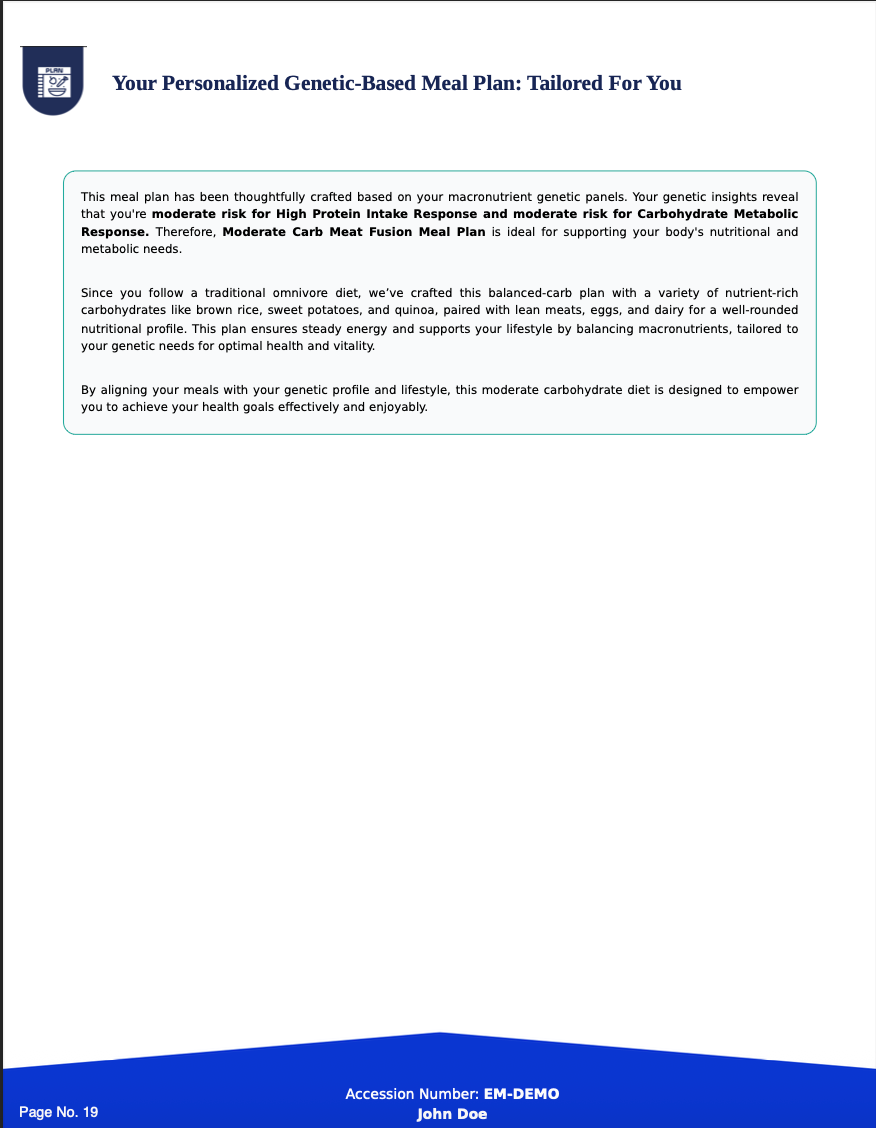 Altera Metabolic & Nutritional Insights Panel